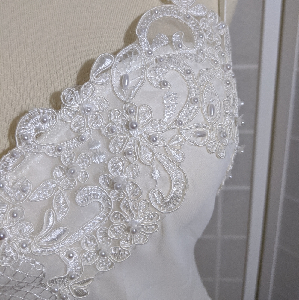 Romantic chemise embroidered lace babydoll nightie XS - Picture 7 of 7